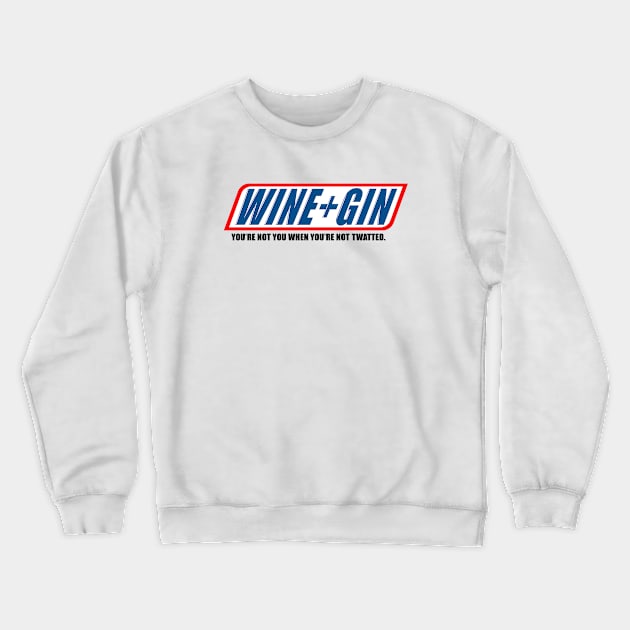 Wine Gin #1 Crewneck Sweatshirt by SiSuSiSu